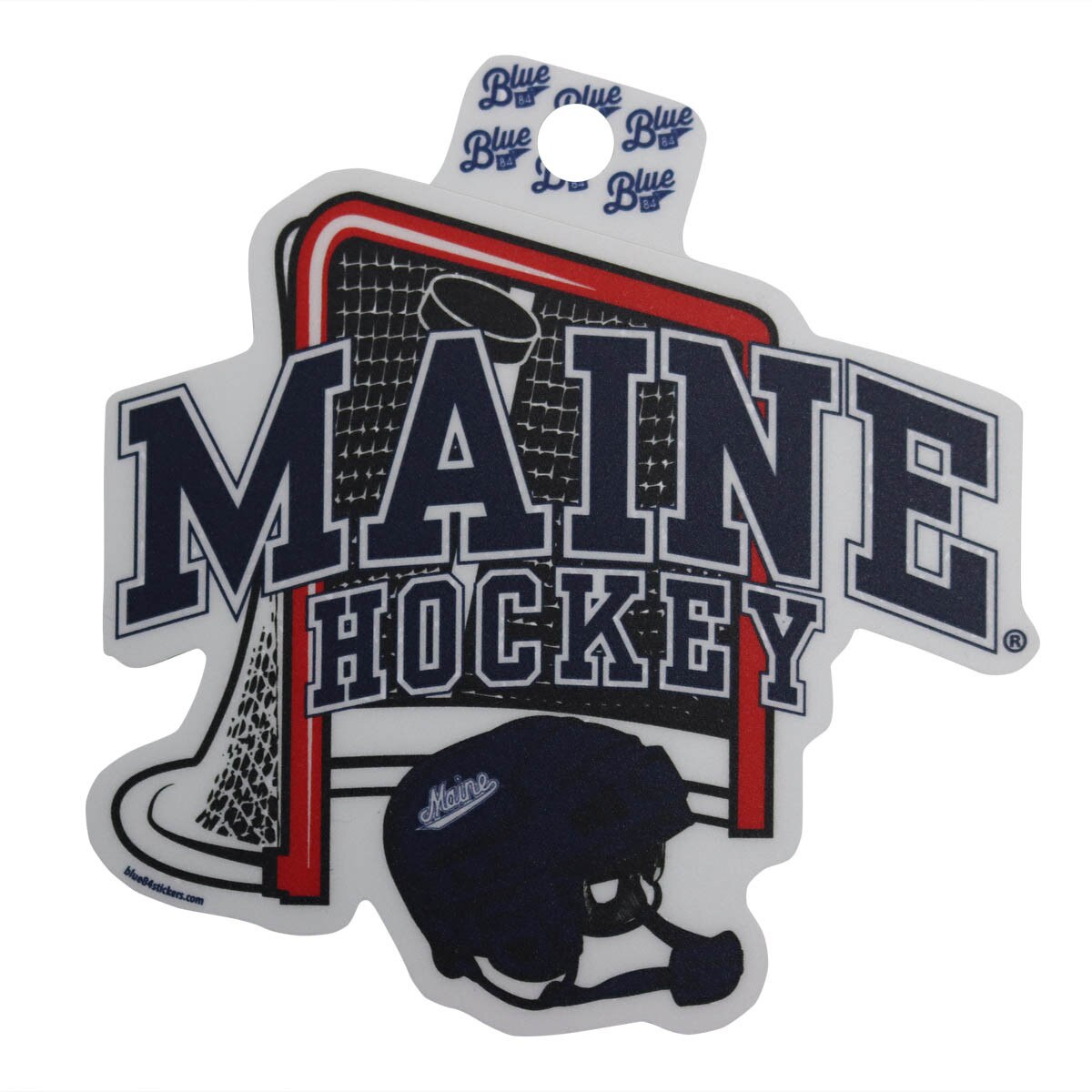 Maine Hockey Goal Helmet Decal